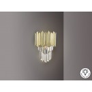 APLIQUE DE PARED LED CRISTAL ORO
