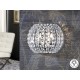APLIQUE DE PARED LED CRISTAL DOS LUCES
