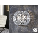 APLIQUE DE PARED LED CRISTAL DOS LUCES