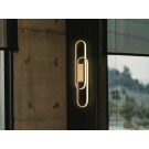 APLIQUE DE PARED LED ORO MATE