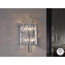 APLIQUE DE PARED LED CRISTAL CROMO