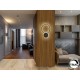 APLIQUE DE PARED LED DIMABLE ALUMINIO NEGRO