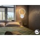 APLIQUE DE PARED LED DIMABLE ALUMINIO BLANCO