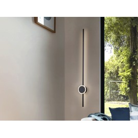 APLIQUE DE PARED LED NEGRO LÍNEA