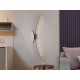 APLIQUE DE PARED LED NEGRO CURVA