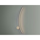APLIQUE DE PARED LED NEGRO ORO CURVA