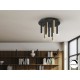 PLAFÓN DE TECHO LED DIMABLE NEGRO ORO