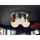 PLAFÓN DE TECHO LED DIMABLE CROMO, COBRE, LATÓN