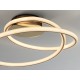 PLAFON DE TECHO LED ORO MATE Y BRILLO