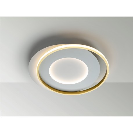 PLAFON DE TECHO LED ORO BLANCO