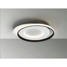 PLAFON DE TECHO LED NEGRO BLANCO