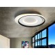 PLAFON DE TECHO LED NEGRO BLANCO