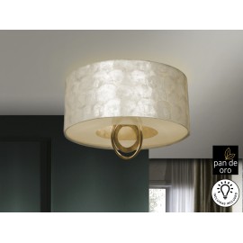 PLAFON DE TECHO NACAR PAN DE ORO 40 CM