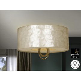 PLAFON DE TECHO NACAR PAN DE ORO 55 CM