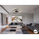 PLAFON DE TECHO LED DIMABLE NEGRO