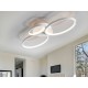 PLAFON DE TECHO  LED BLANCO OVALOS