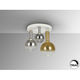 PLAFON DE TECHO LED DIMABLE CRISTAL SOPLADO