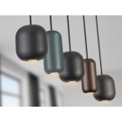 LÁMPARA NEGRO COLORES 5 LUCES