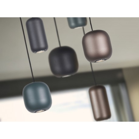 LÁMPARA NEGRO COLORES 6 LUCES