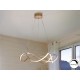 LAMPARA LED DIMABLE ORO ROSA