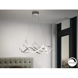 LAMPARA LED DIMABLE CROMO
