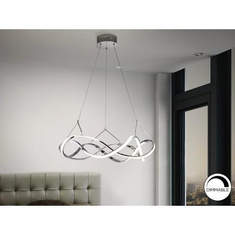 LAMPARA LED DIMABLE CROMO