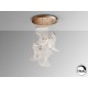LAMPARA LED DIMABLE  METACRILATO ORO MATE