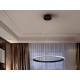 LAMPARA LED ARO NEGRO