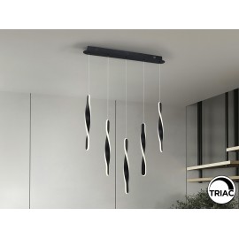 LAMPARA LED NEGRO MATE DIMABLE