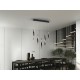 LAMPARA LED NEGRO MATE DIMABLE