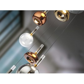 LAMPARA LED ORO COLORES