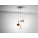 LAMPARA LED ORO COLORES 3 LUCES