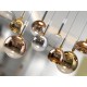 LAMPARA LED DIMABLE MANDO ORO COLORES 9 LUCES