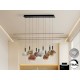 LAMPARA LED DIMABLE MANDO ORO COLORES 9 LUCES