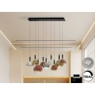 LAMPARA LED DIMABLE MANDO ORO COLORES 9 LUCES