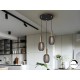 LAMPARA LED DIMABLE NEGRO ORO 3 LUCES