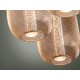 LAMPARA LED DIMABLE CROMO ORO 3 LUCES