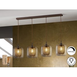 LAMPARA CHOCOLATE 4 LUCES