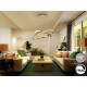 LAMPARA LED DIMABLE MANDO DOS AROS ORO