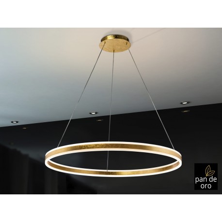 LAMPARA LED ARO PAN DE ORO 100CM