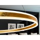 LAMPARA LED ARO PAN DE ORO 100CM