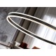 LAMPARA LED ARO NEGRO 100CM