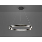 LAMPARA LED ARO NEGRO 100CM