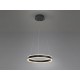 LAMPARA LED ARO NEGRO 50CM