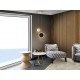 LAMPARA LED DISCOS BLANCO NERO