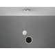 LAMPARA LED DISCOS BLANCO NERO