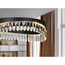 LAMPARA LED REDONDA NEGRO