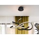 LAMPARA LED REDONDA NEGRO