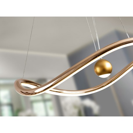 LAMPARA LED ORO DIMABLE MANDO
