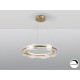 LAMPARA LED DIMABLE REDONDA ORO CRISTAL